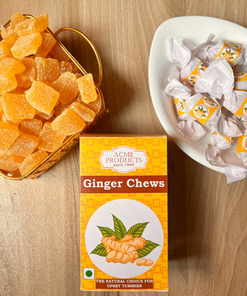 Ginger Chews - Made with 100% Natural Ginger Juice - 200g - Jujube
