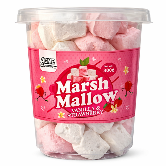 Vanilla & Strawberry Marshmallows