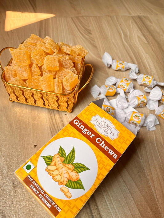 Ginger Chews - Made with 100% Natural Ginger Juice - 200g - Jujube